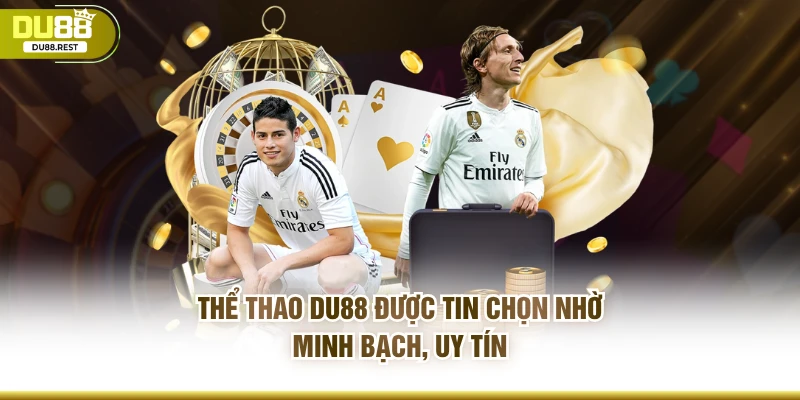 Thể thao DU88 được tin chọn nhờ minh bạch, uy tín